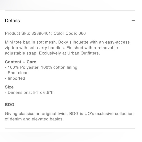 Urban Outfitters Striped Mini Tote - 🆕 - Picture 4 of 14